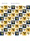 Sykel Enterprises-West Virginia University Cotton Fabric-West Virginia Mountaineers Collegiate Check Cotton Quilting Fabric